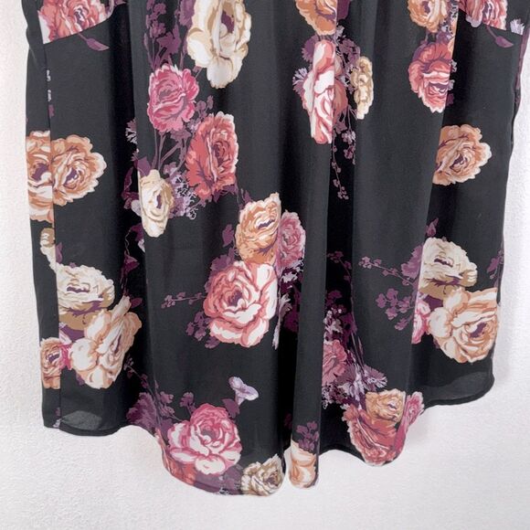 Torrid Sophie Floral Georgette Swing Tunic Cami Tank Top Plus Sz 1 - Picture 3 of 7